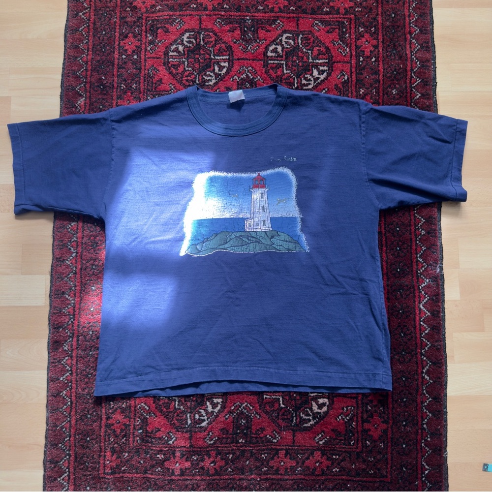 Vintage 80s/90s Nova Scotia Tee Shirt Made In Canada Mens Size XXL